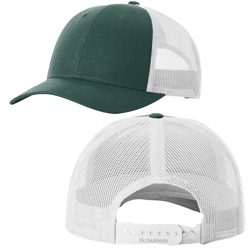 Dark Green Heather/Light Grey