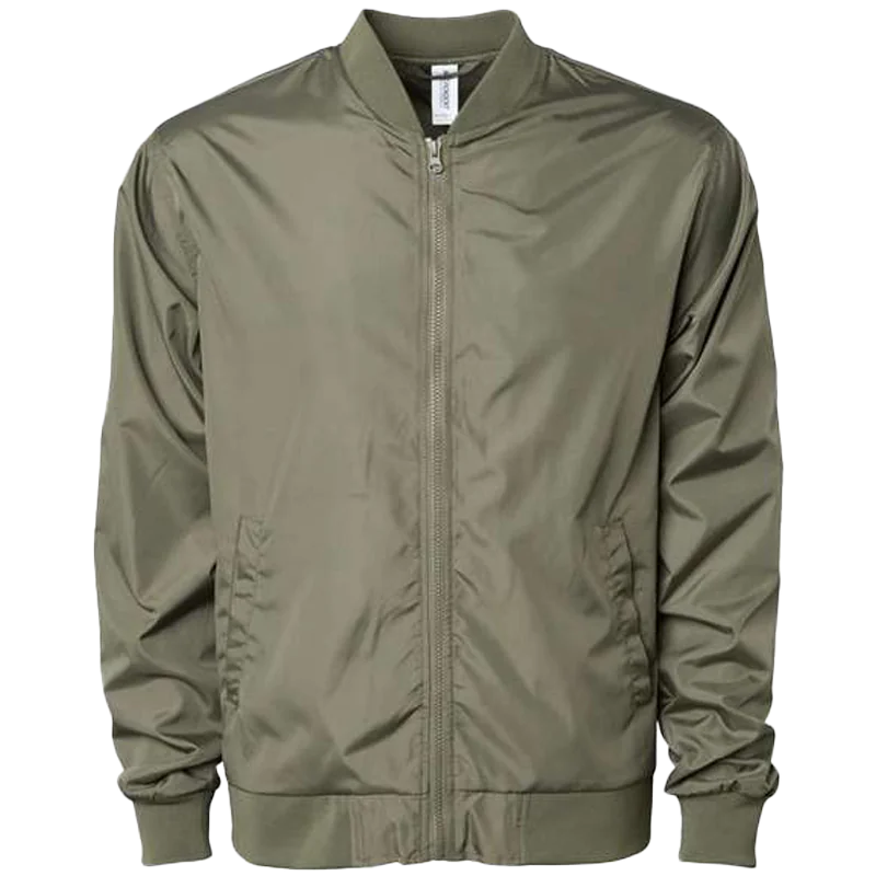 Independent Trading Co. Unisex Lightweight Bomber Jacket