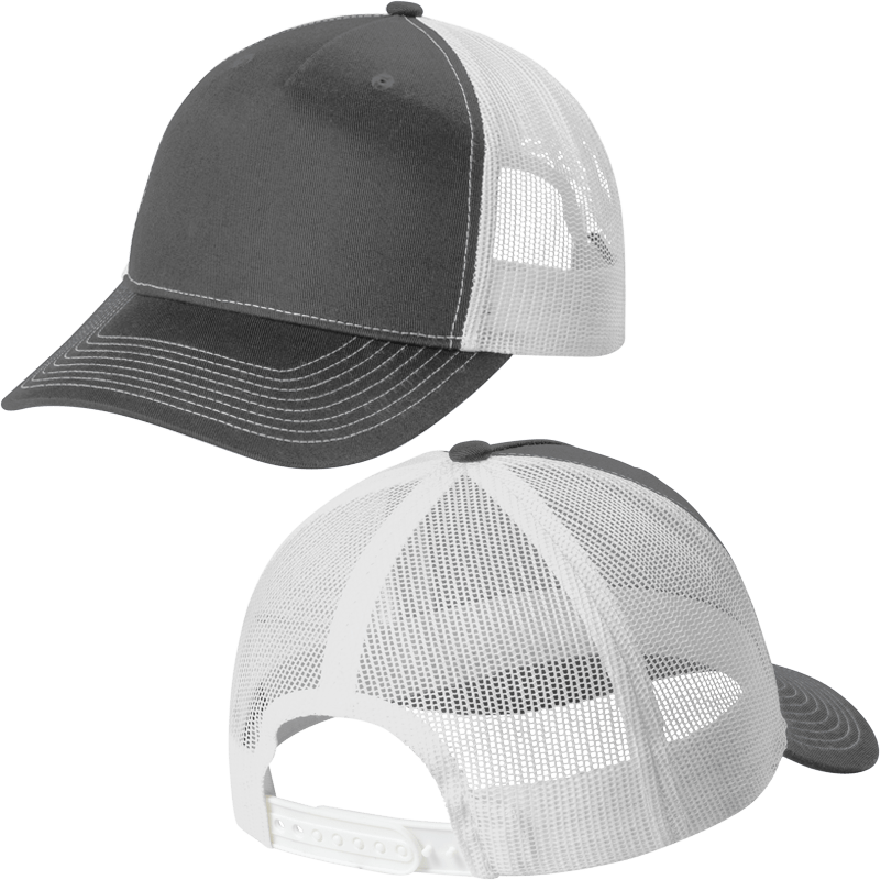 Grey Steel/White