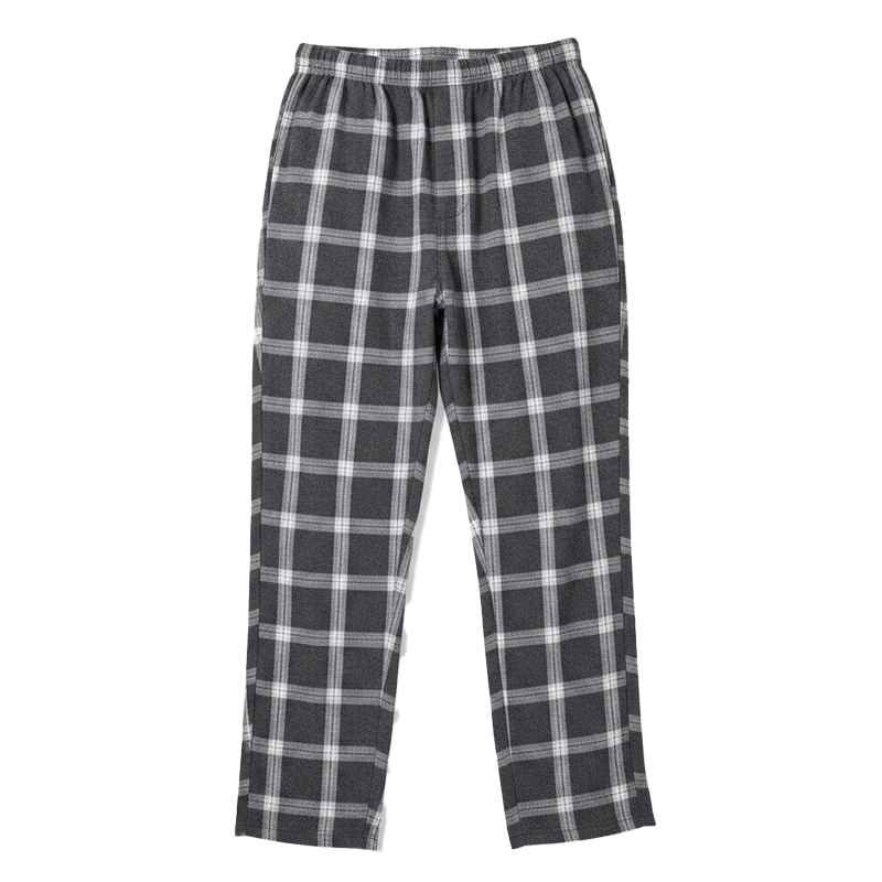 Charcoal Lavender Tomboy Plaid