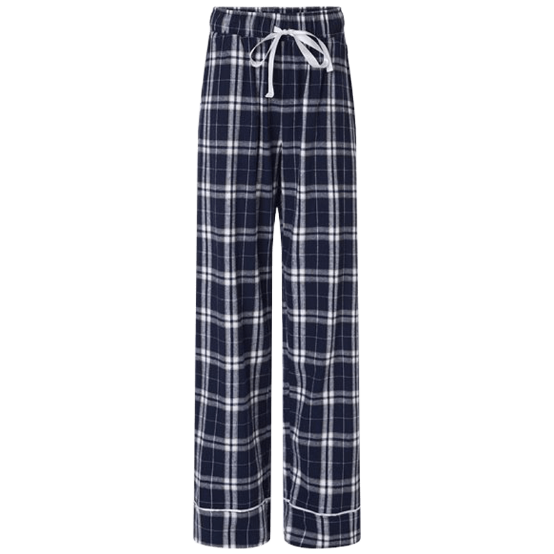 Navy/Silver Plaid