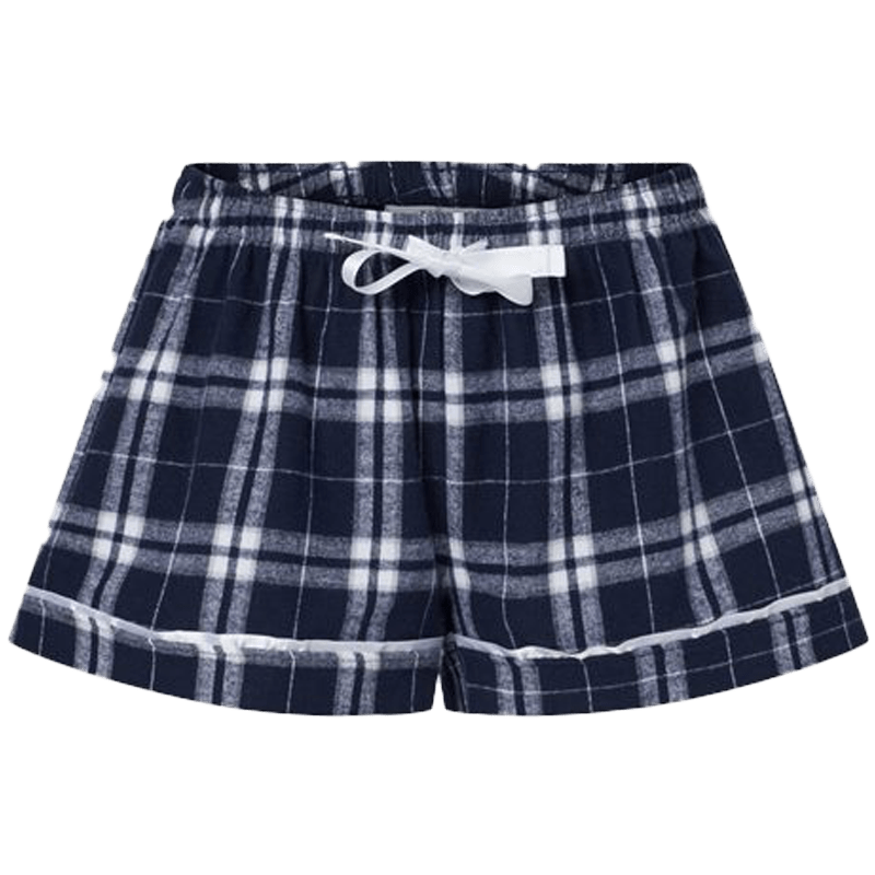 Navy/Silver Plaid