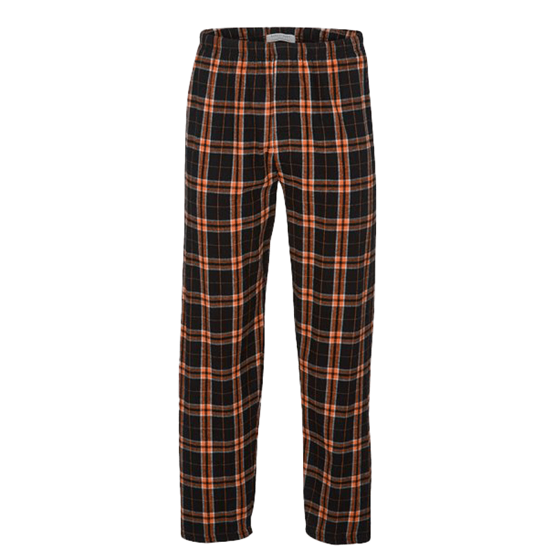 Orange/Black Plaid
