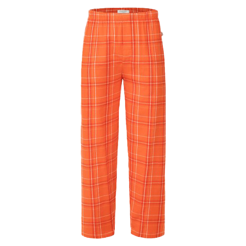 Orange Carnegie Plaid
