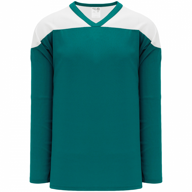 Pacific Teal/White