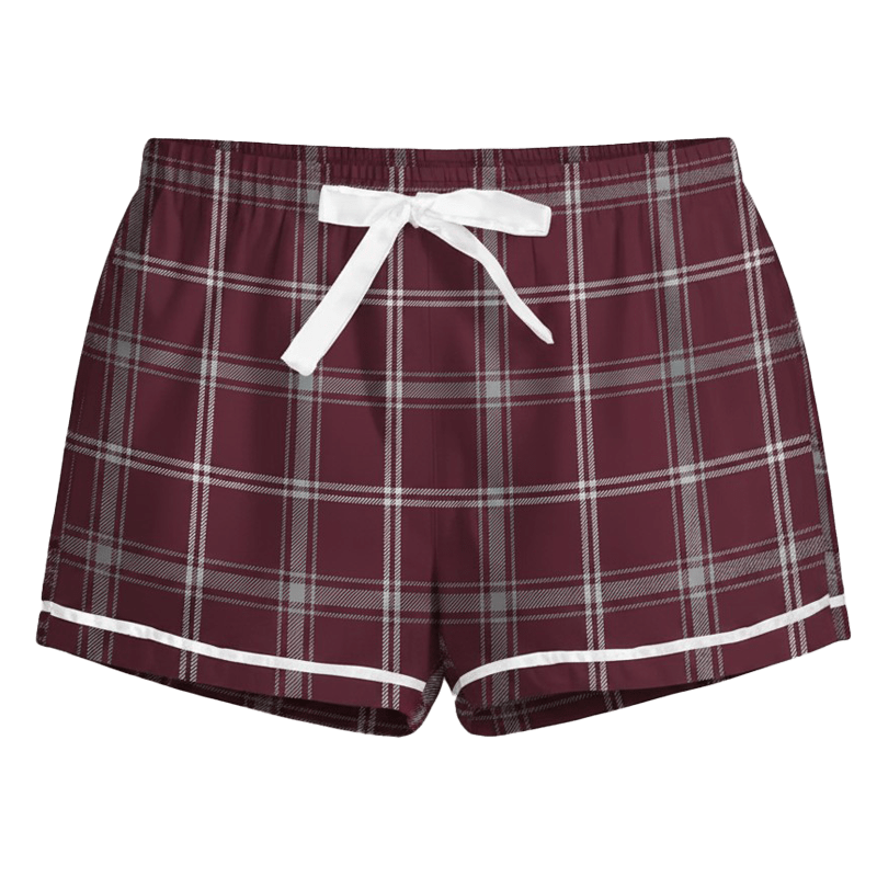 Varsity Maroon Oxford Plaid 