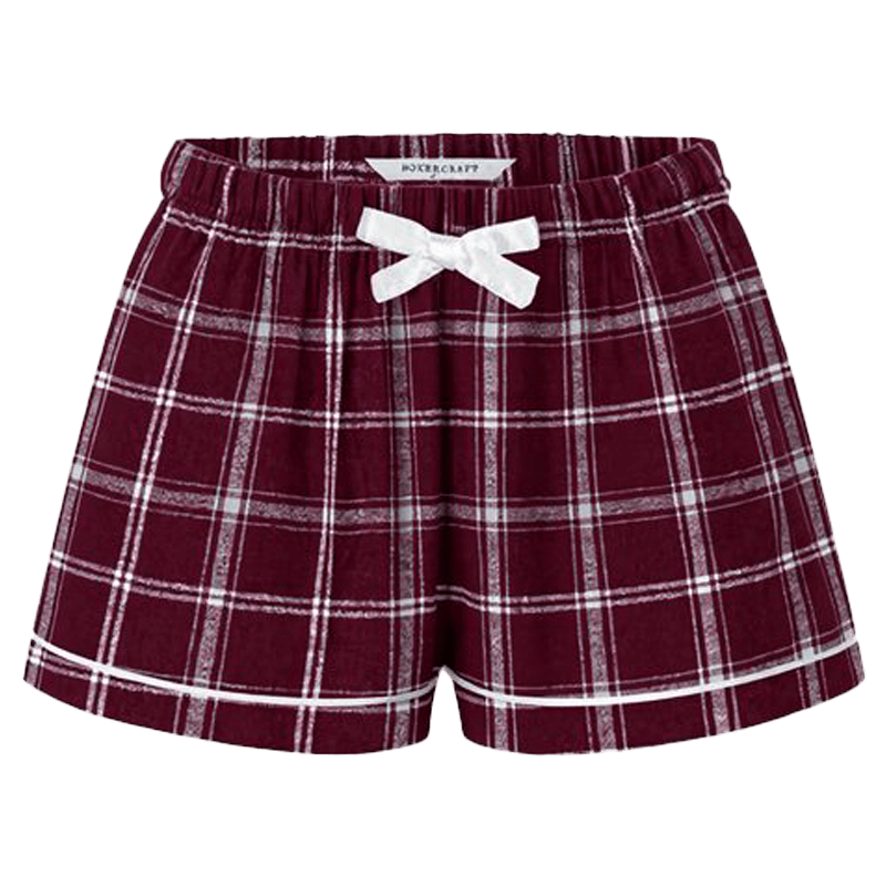 Varsity Maroon Oxford Plaid