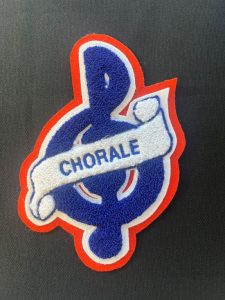 Chenille Chorale Embroidery Patch for Varsity Jacket