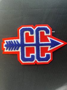 Chenille Cross Country Embroidery Patch for Varsity Jacket