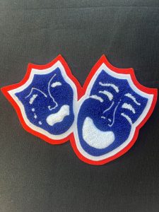 Chenille Drama Embroidery Patch for Varsity Jacket