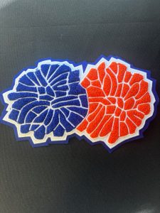 Chenille Pam Pam Embroidery Patch for Varsity Jacket