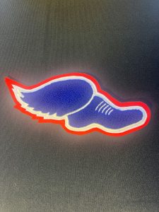 Chenille Track Embroidery Patch for Varsity Jacket